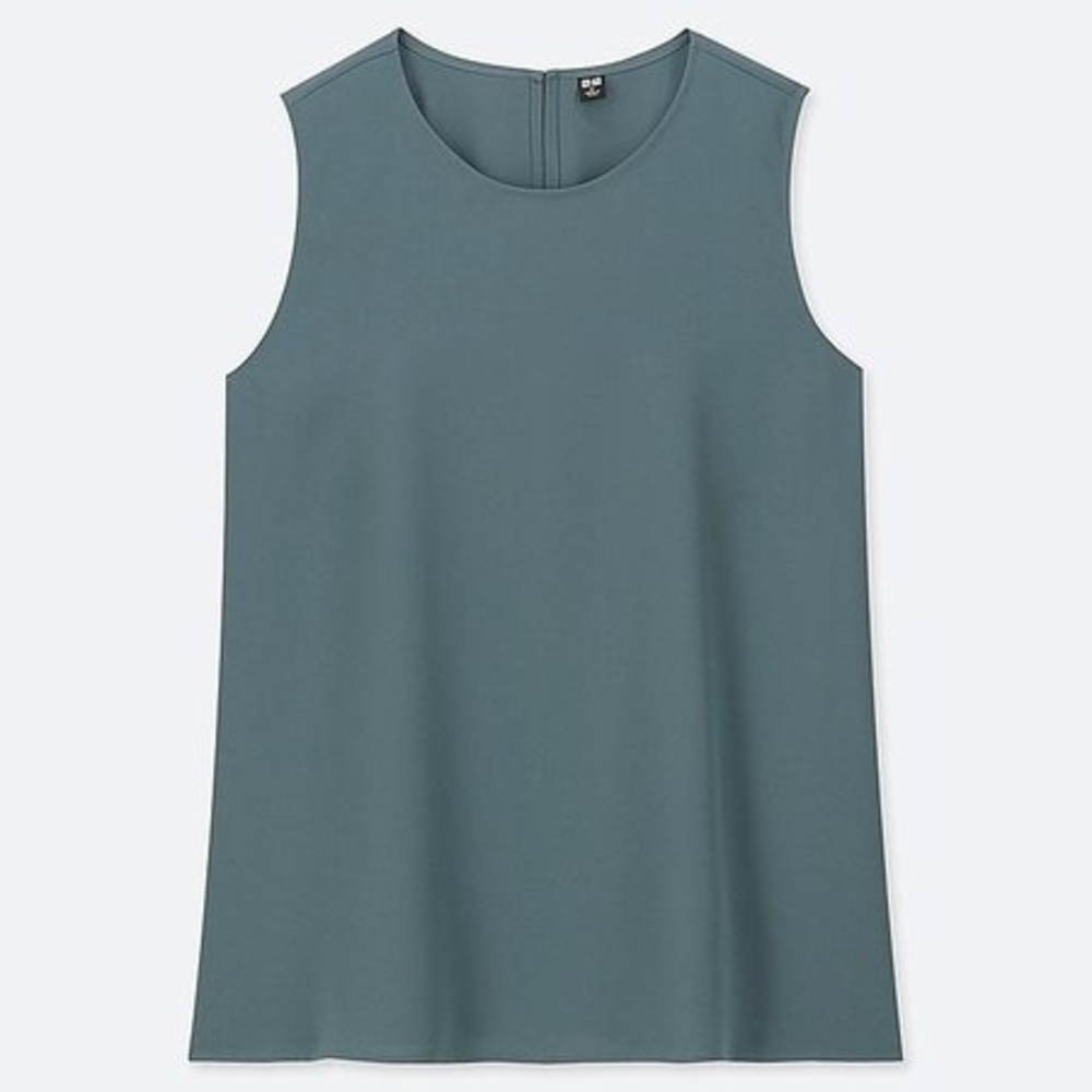 Women's Sleeveless Top in Turquoise by Uniqlo